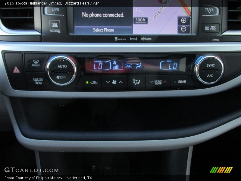 Blizzard Pearl / Ash 2016 Toyota Highlander Limited
