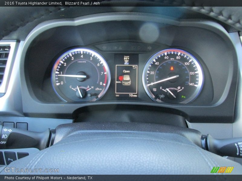 Blizzard Pearl / Ash 2016 Toyota Highlander Limited