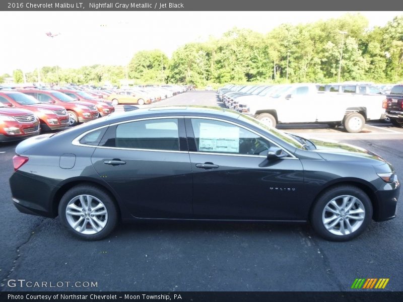 Nightfall Gray Metallic / Jet Black 2016 Chevrolet Malibu LT
