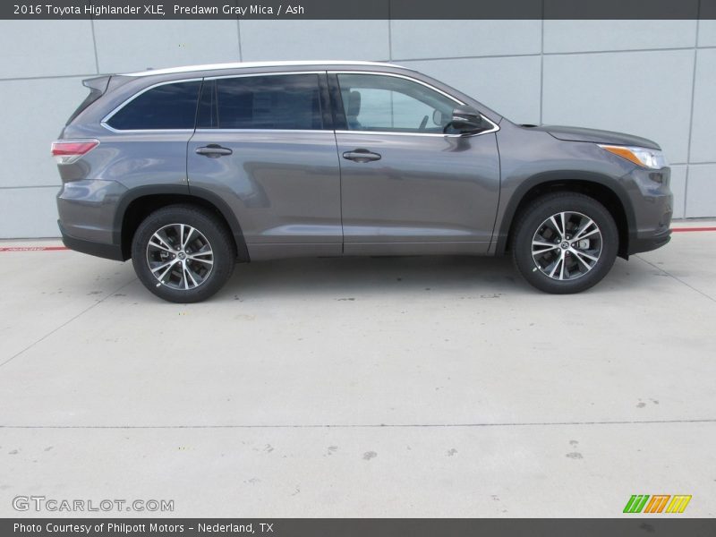 Predawn Gray Mica / Ash 2016 Toyota Highlander XLE