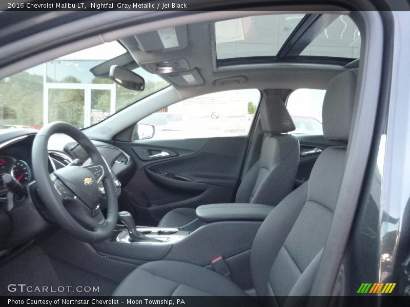 Nightfall Gray Metallic / Jet Black 2016 Chevrolet Malibu LT
