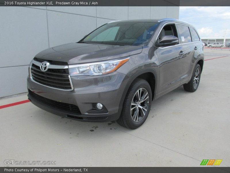 Predawn Gray Mica / Ash 2016 Toyota Highlander XLE