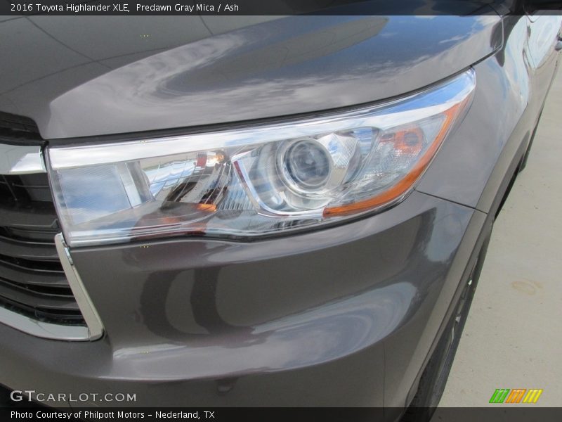 Predawn Gray Mica / Ash 2016 Toyota Highlander XLE