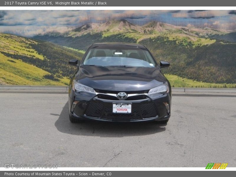 Midnight Black Metallic / Black 2017 Toyota Camry XSE V6