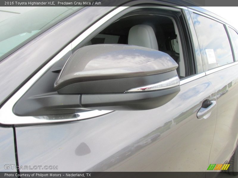 Predawn Gray Mica / Ash 2016 Toyota Highlander XLE