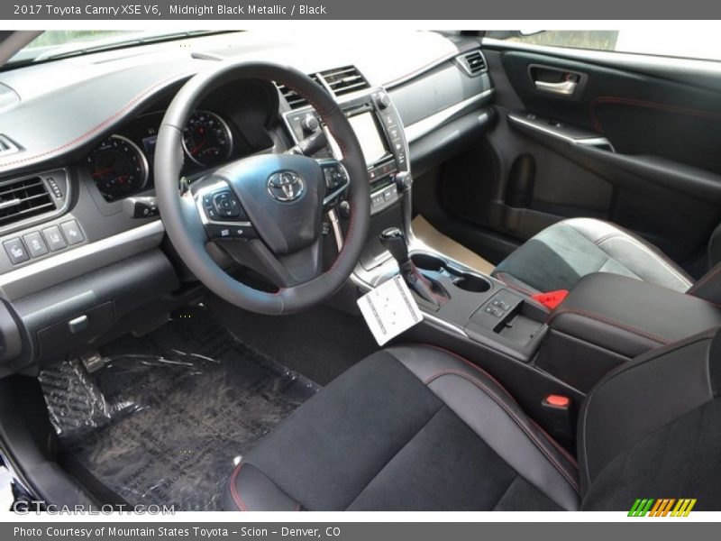  2017 Camry XSE V6 Black Interior