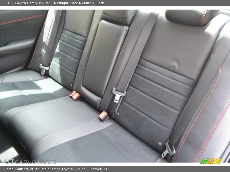Rear Seat of 2017 Camry XSE V6