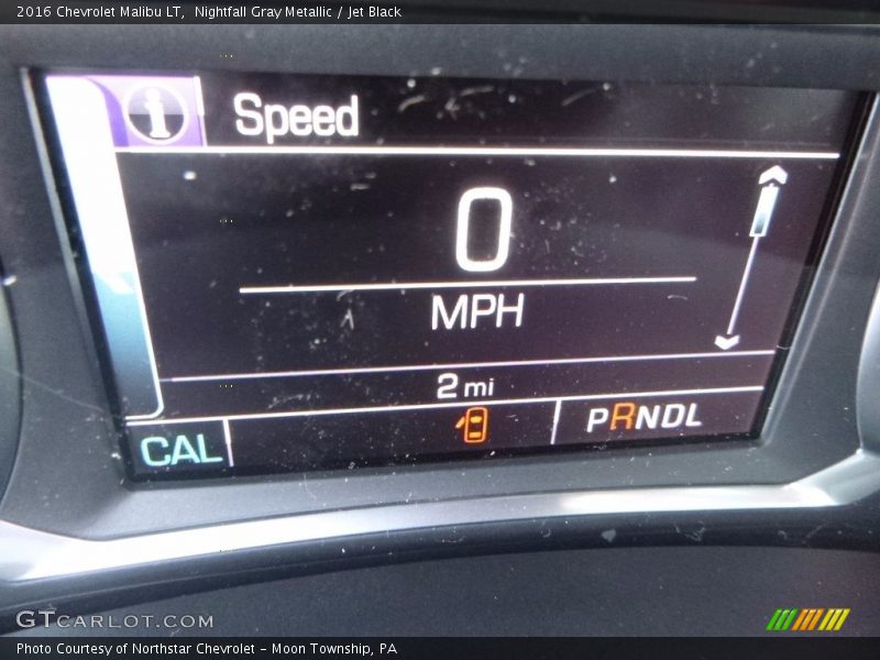 Nightfall Gray Metallic / Jet Black 2016 Chevrolet Malibu LT