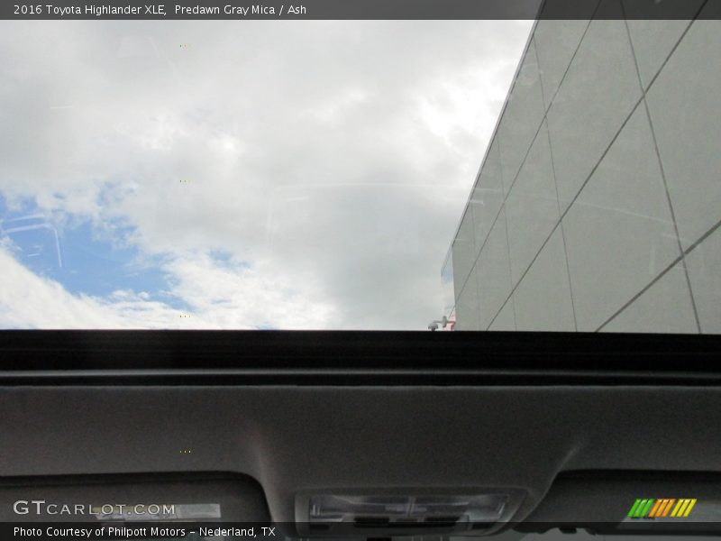 Predawn Gray Mica / Ash 2016 Toyota Highlander XLE