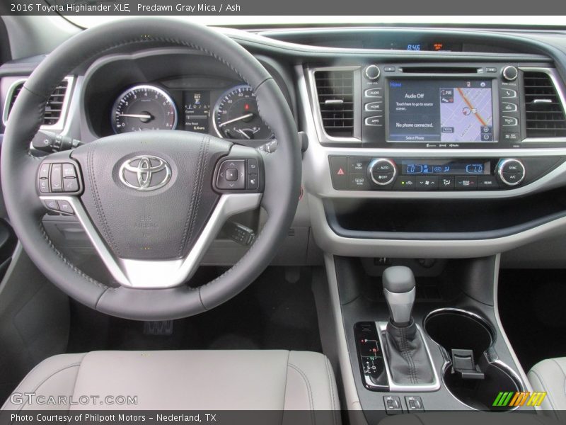 Predawn Gray Mica / Ash 2016 Toyota Highlander XLE
