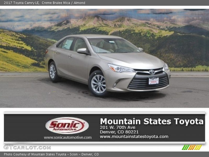 Creme Brulee Mica / Almond 2017 Toyota Camry LE