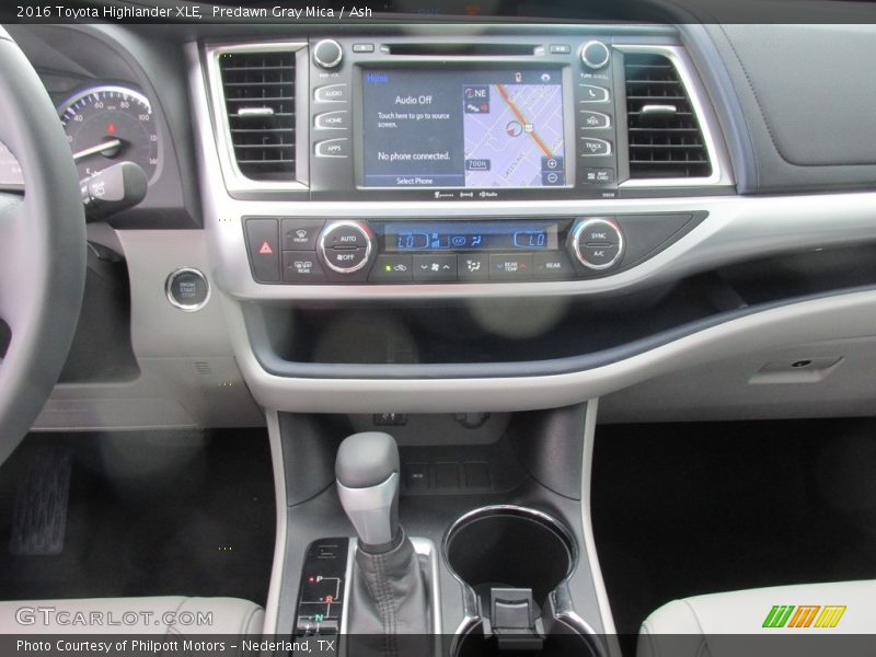 Predawn Gray Mica / Ash 2016 Toyota Highlander XLE