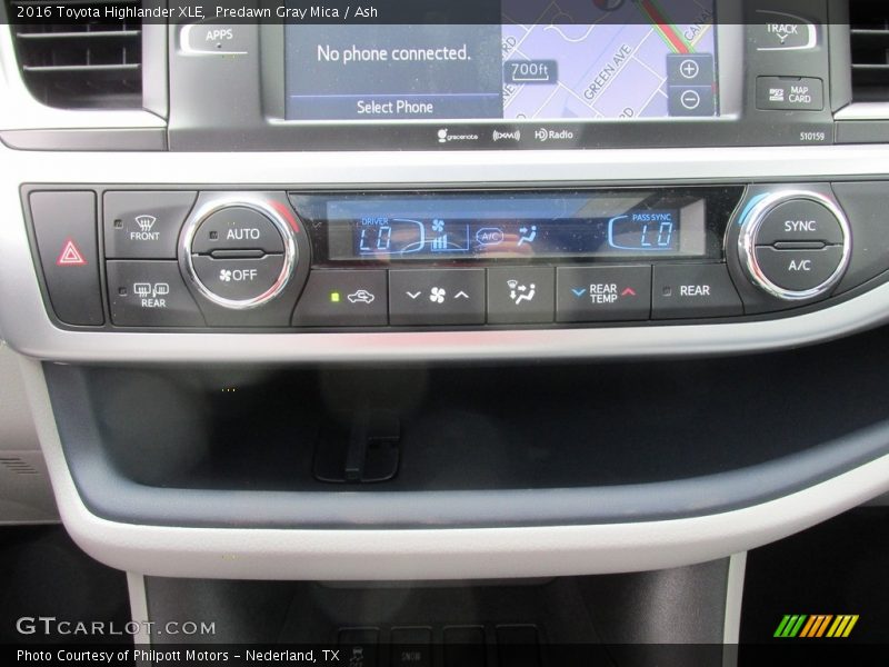 Predawn Gray Mica / Ash 2016 Toyota Highlander XLE