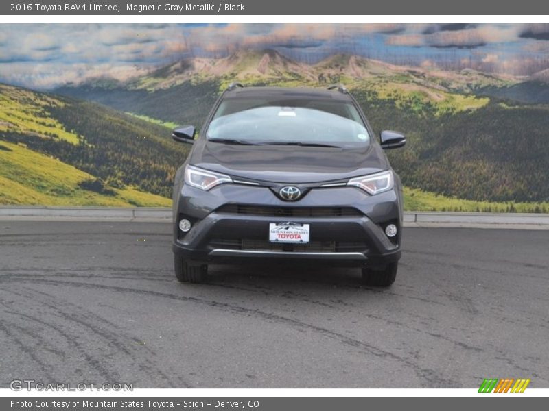 Magnetic Gray Metallic / Black 2016 Toyota RAV4 Limited