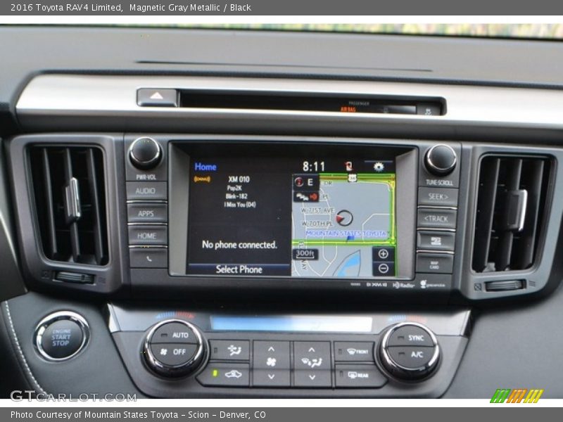 Magnetic Gray Metallic / Black 2016 Toyota RAV4 Limited