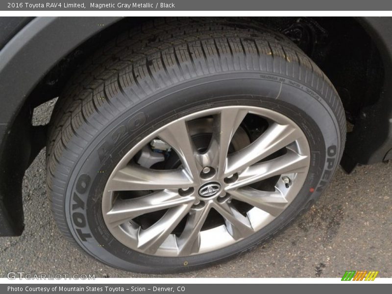 Magnetic Gray Metallic / Black 2016 Toyota RAV4 Limited
