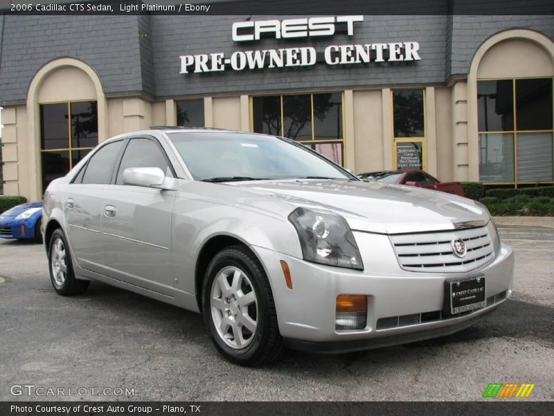 Light Platinum / Ebony 2006 Cadillac CTS Sedan