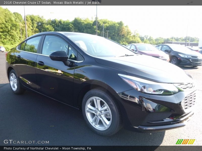 Mosaic Black Metallic / Jet Black 2016 Chevrolet Cruze LT Sedan
