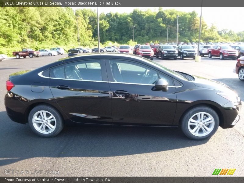 Mosaic Black Metallic / Jet Black 2016 Chevrolet Cruze LT Sedan