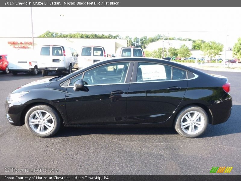 Mosaic Black Metallic / Jet Black 2016 Chevrolet Cruze LT Sedan