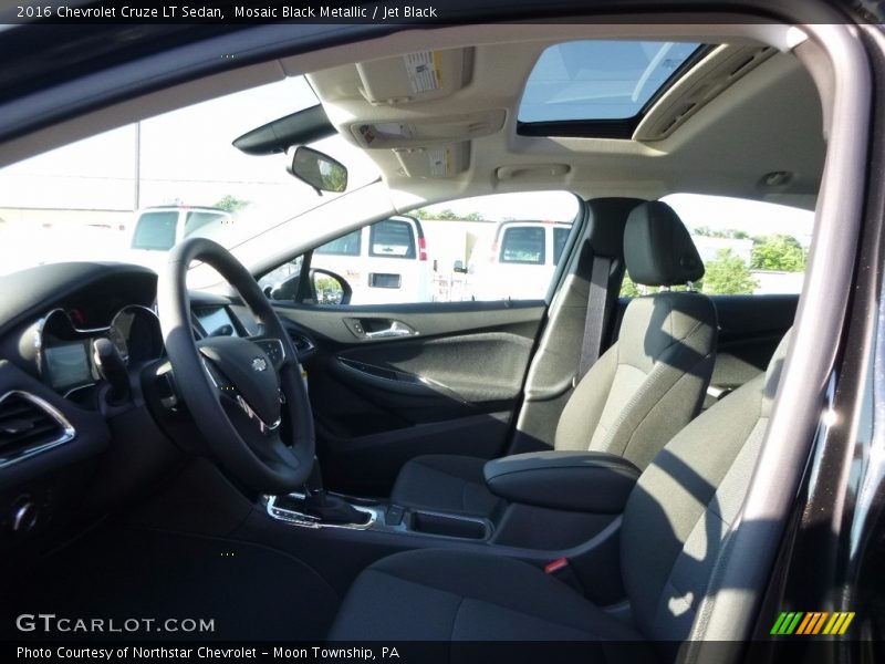 Mosaic Black Metallic / Jet Black 2016 Chevrolet Cruze LT Sedan