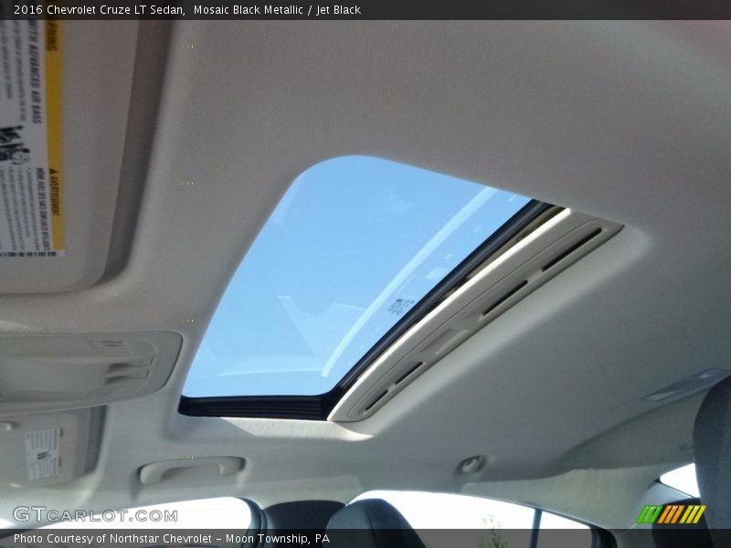 Mosaic Black Metallic / Jet Black 2016 Chevrolet Cruze LT Sedan