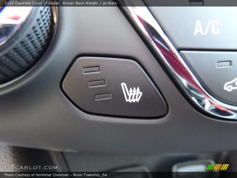 Mosaic Black Metallic / Jet Black 2016 Chevrolet Cruze LT Sedan