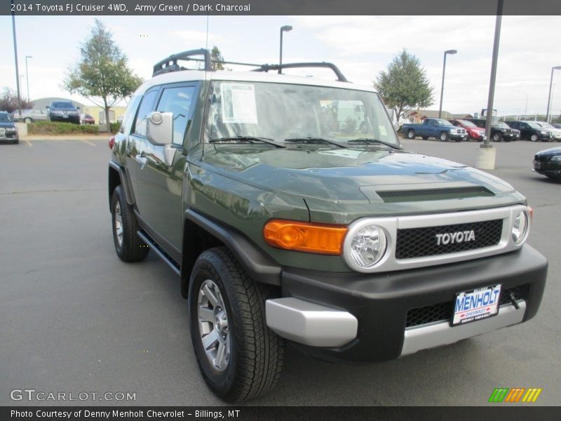 Army Green / Dark Charcoal 2014 Toyota FJ Cruiser 4WD