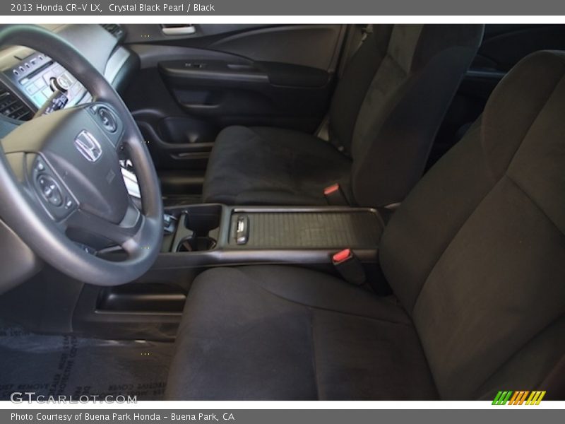 Crystal Black Pearl / Black 2013 Honda CR-V LX