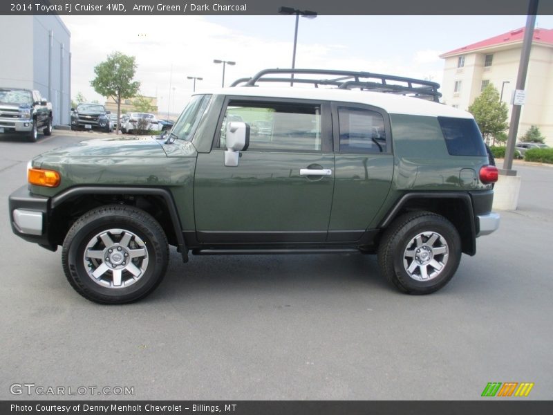Army Green / Dark Charcoal 2014 Toyota FJ Cruiser 4WD