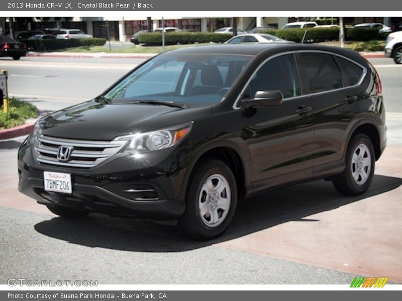 Crystal Black Pearl / Black 2013 Honda CR-V LX