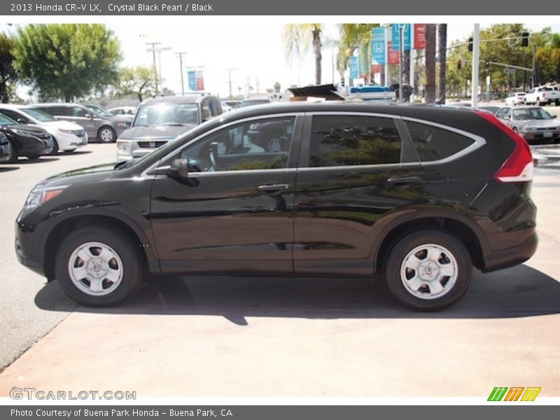 Crystal Black Pearl / Black 2013 Honda CR-V LX