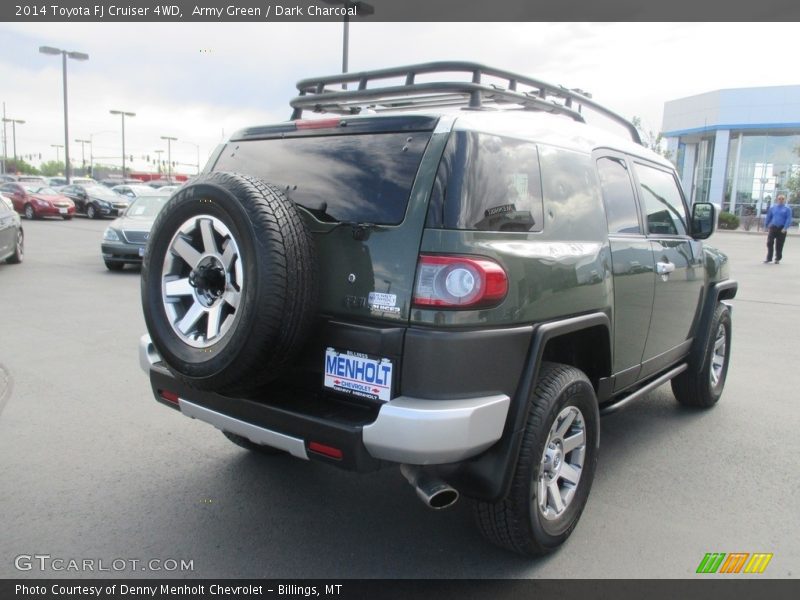 Army Green / Dark Charcoal 2014 Toyota FJ Cruiser 4WD