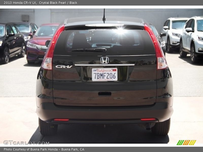 Crystal Black Pearl / Black 2013 Honda CR-V LX