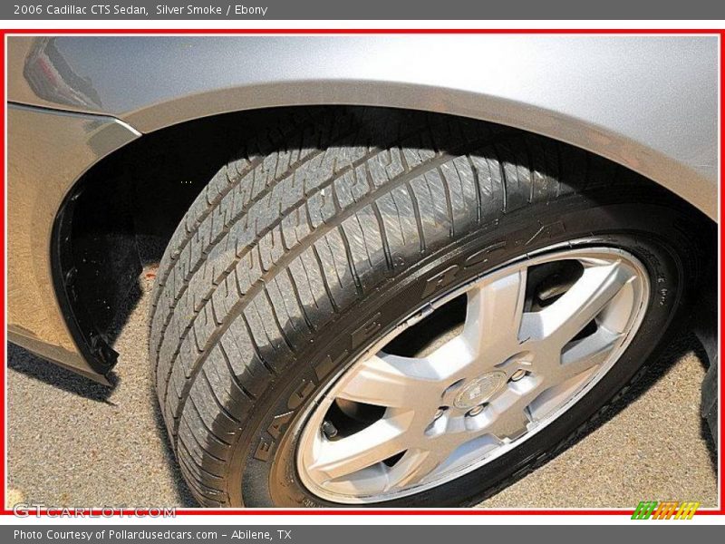 Silver Smoke / Ebony 2006 Cadillac CTS Sedan