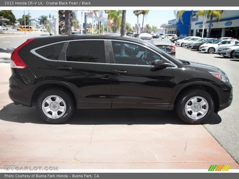 Crystal Black Pearl / Black 2013 Honda CR-V LX