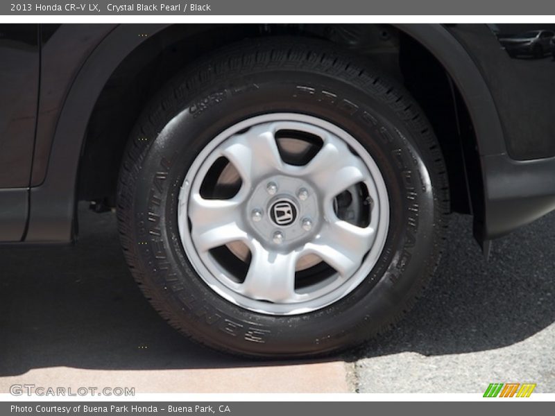 Crystal Black Pearl / Black 2013 Honda CR-V LX