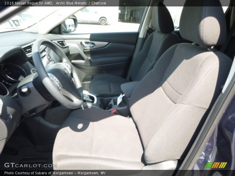 Arctic Blue Metallic / Charcoal 2016 Nissan Rogue SV AWD