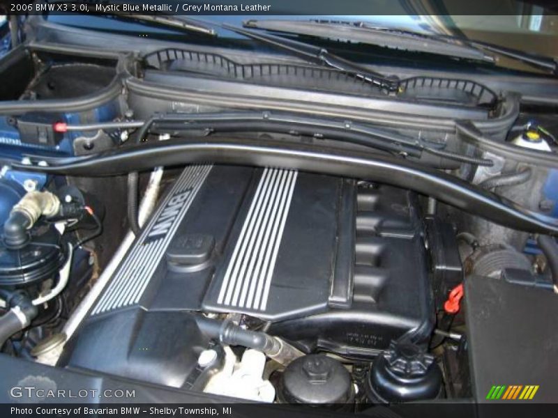 Mystic Blue Metallic / Grey Montana Leather 2006 BMW X3 3.0i