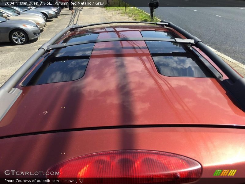Autumn Red Metallic / Gray 2004 Nissan Quest 3.5 SE