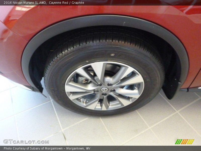 Cayenne Red / Graphite 2016 Nissan Murano SL AWD