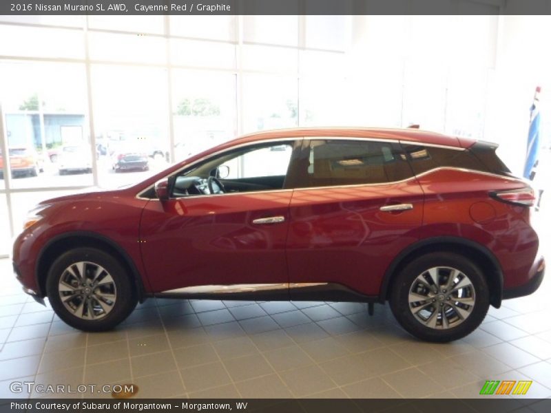  2016 Murano SL AWD Cayenne Red