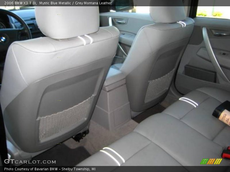 Mystic Blue Metallic / Grey Montana Leather 2006 BMW X3 3.0i