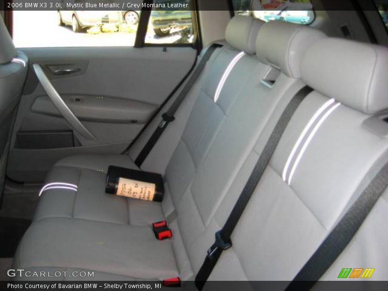Mystic Blue Metallic / Grey Montana Leather 2006 BMW X3 3.0i