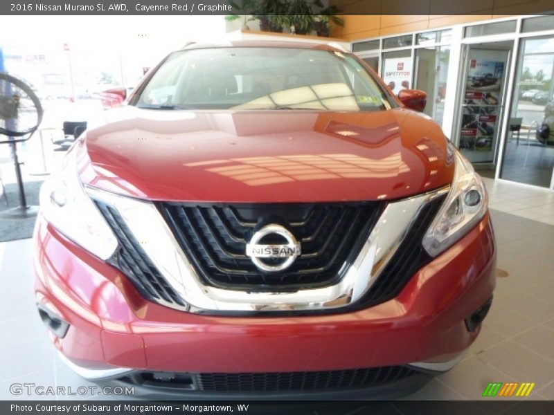 Cayenne Red / Graphite 2016 Nissan Murano SL AWD