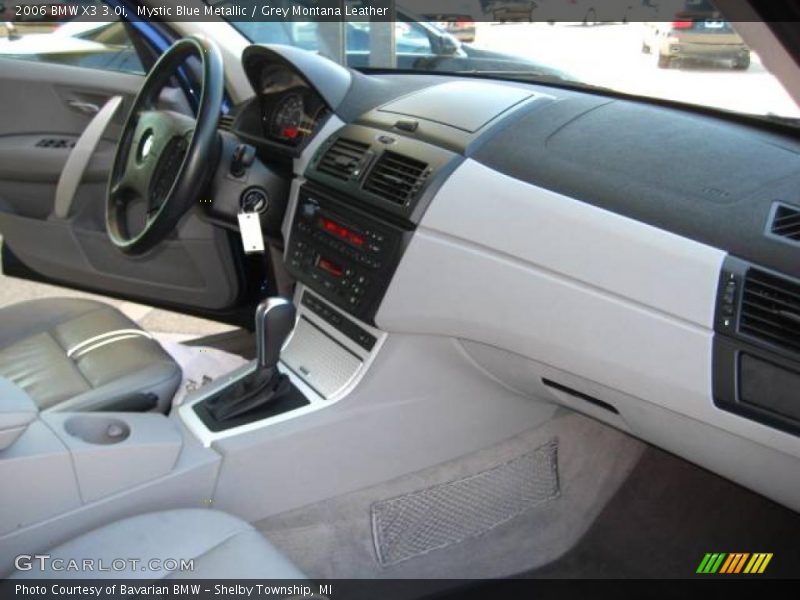 Mystic Blue Metallic / Grey Montana Leather 2006 BMW X3 3.0i