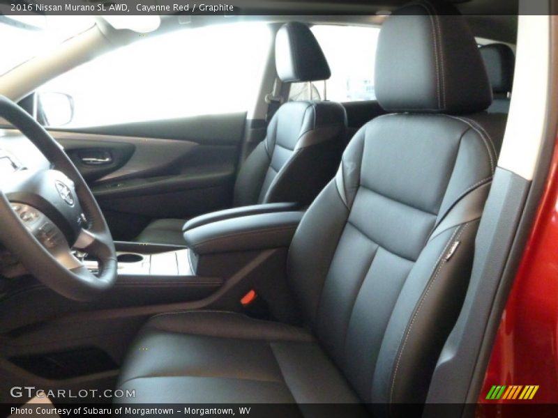 Front Seat of 2016 Murano SL AWD