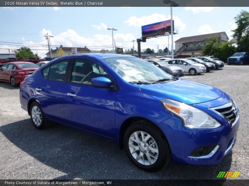 Metallic Blue / Charcoal 2016 Nissan Versa SV Sedan