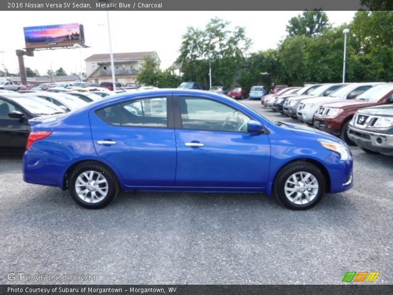 Metallic Blue / Charcoal 2016 Nissan Versa SV Sedan