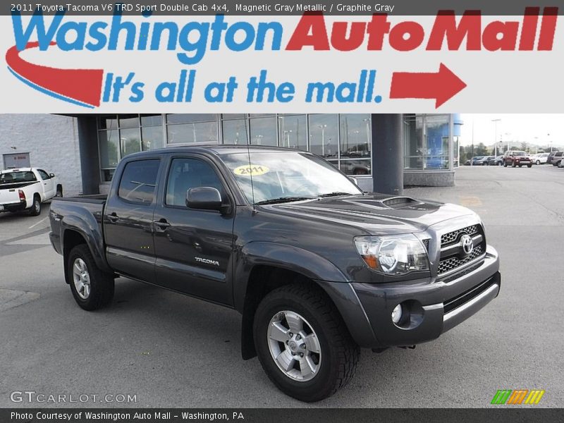 Magnetic Gray Metallic / Graphite Gray 2011 Toyota Tacoma V6 TRD Sport Double Cab 4x4